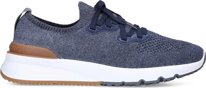 Brunello Cucinelli Lace-Up Sneakers - Image 3