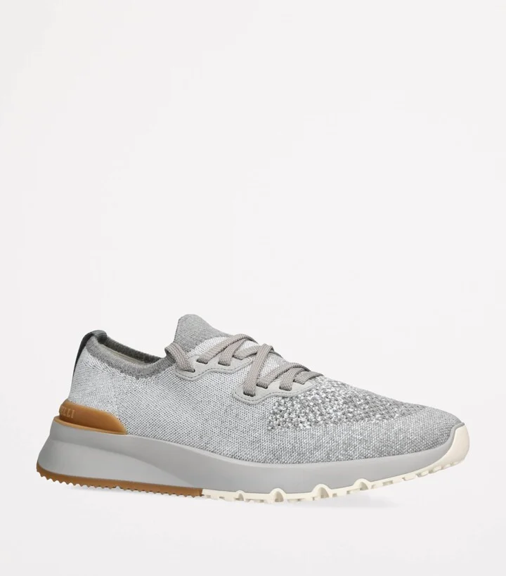 Brunello Cucinelli Lace-Up Sneakers - Image 3