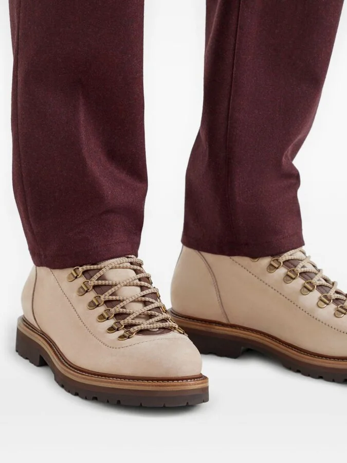 Brunello Cucinelli Leather Boots - Image 4