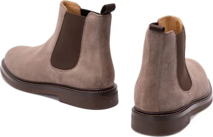 Brunello Cucinelli Leather Chelsea Boots - Image 3