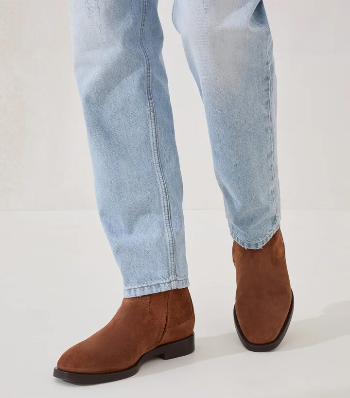 Brunello Cucinelli Leather Chelsea Boots - Image 2