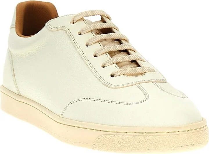 Brunello Cucinelli Leather Sneakers - Image 2