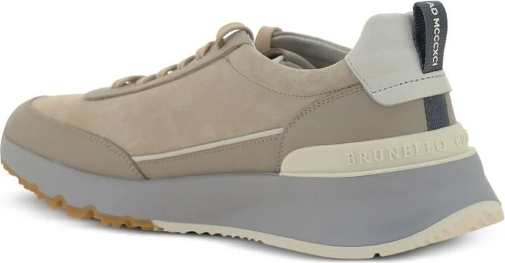 Brunello Cucinelli Leather Sneakers - Image 2