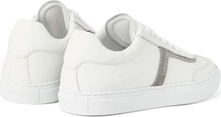 Brunello Cucinelli Leather Sneakers - Image 5