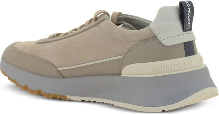 Brunello Cucinelli Leather Sneakers - Image 2
