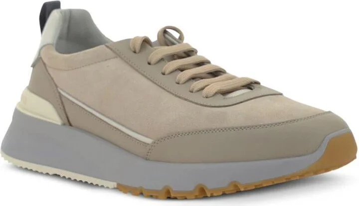 Brunello Cucinelli Leather Sneakers - Image 3