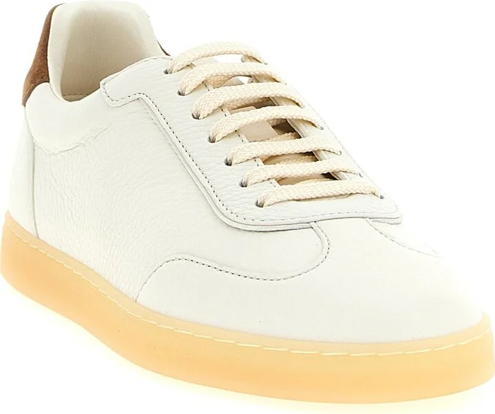 Brunello Cucinelli Leather Sneakers - Image 2