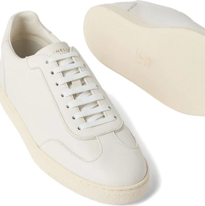 Brunello Cucinelli Leather Sneakers - Image 5