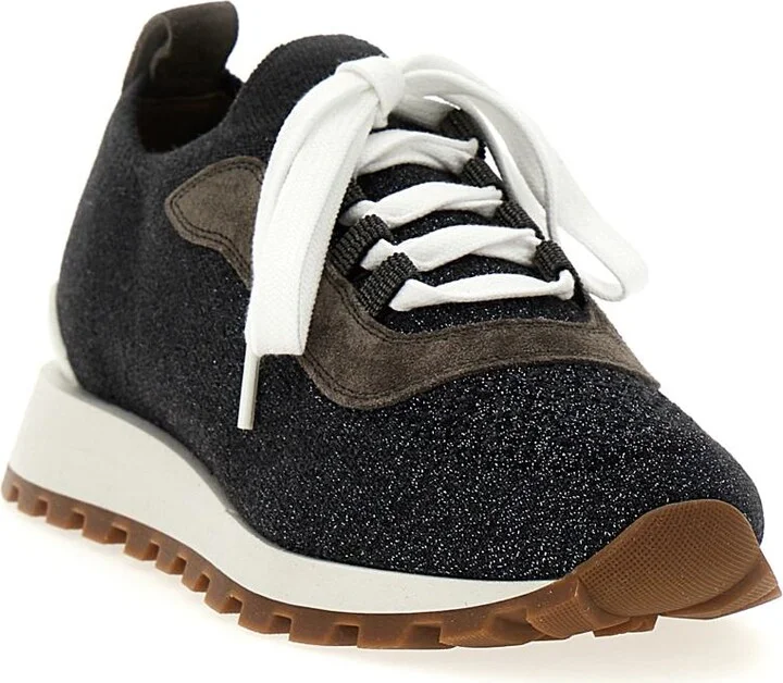 Brunello Cucinelli Lurex Sneakers - Image 2