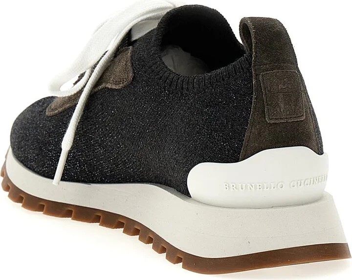 Brunello Cucinelli Lurex Sneakers - Image 3