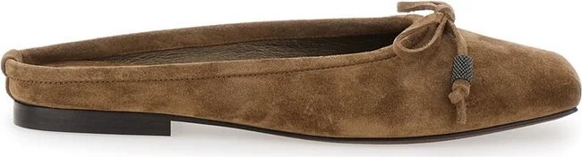 Brunello Cucinelli Monil Detail Ballet Shoes