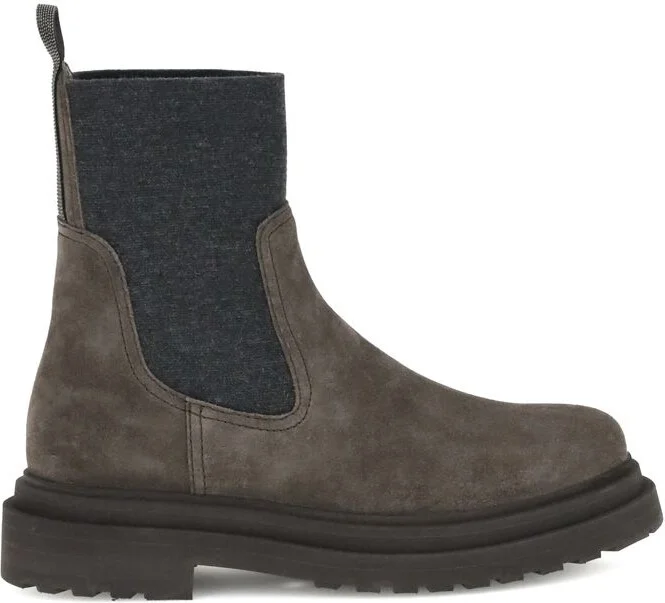 Brunello Cucinelli Monile Ankle Boots