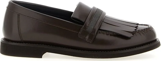 Brunello Cucinelli Monile Fringed Loafers