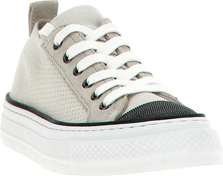 Brunello Cucinelli Monile Knit Sneakers - Image 2