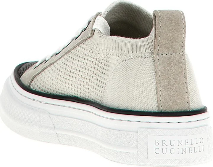 Brunello Cucinelli Monile Knit Sneakers - Image 3