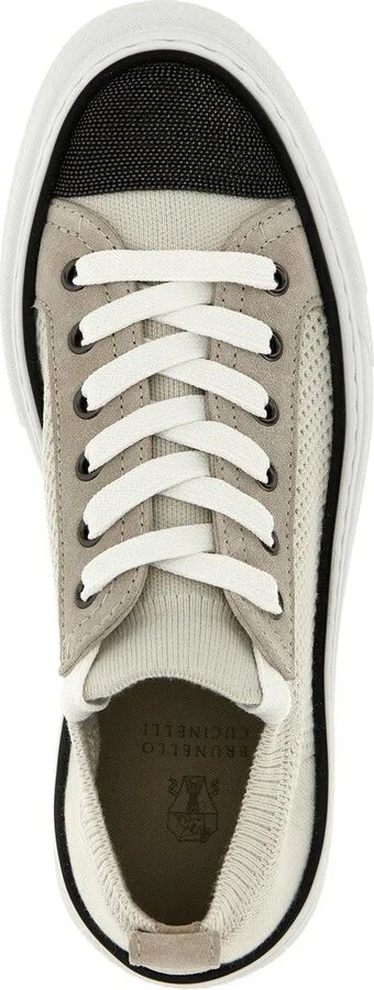 Brunello Cucinelli Monile Knit Sneakers - Image 4
