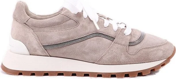 Brunello Cucinelli Monile Lace-Up Sneakers