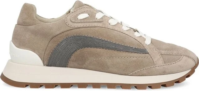 Brunello Cucinelli Monili-Chain Detailed Sneakers