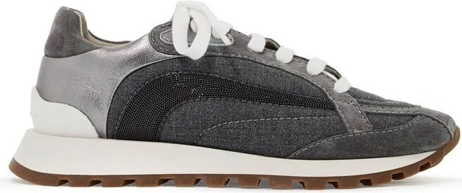 Brunello Cucinelli Monili Embellished Low-Top Sneakers