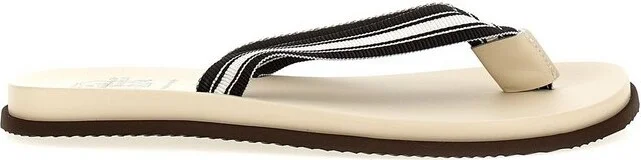 Brunello Cucinelli Open Toe Slip-On Slides