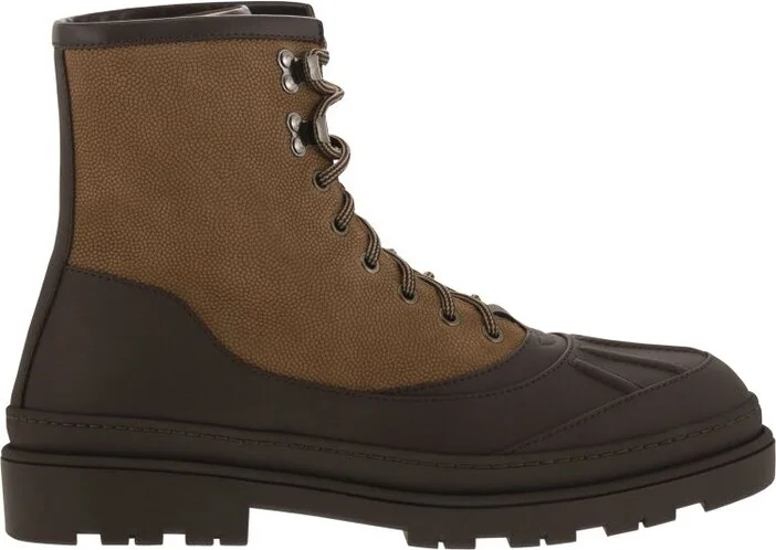 Brunello Cucinelli Panelled Duck Boots