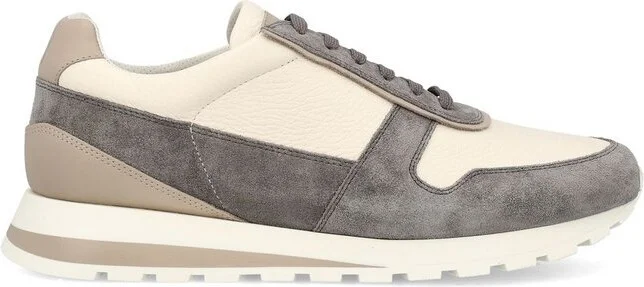 Brunello Cucinelli Panelled Lace-Up Sneakers