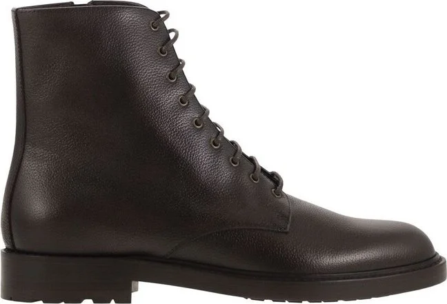 Brunello Cucinelli Pedula Lace-Up Ankle Boots