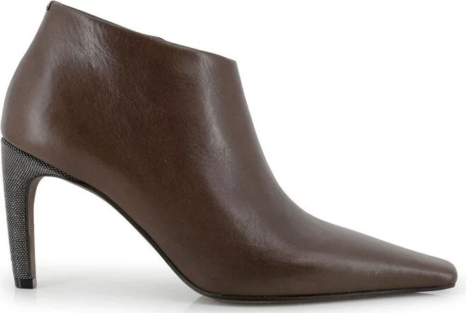 Brunello Cucinelli Pointed Toe Ankle Boots