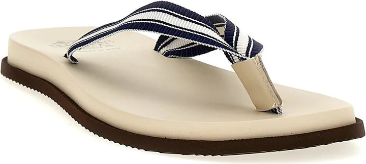Brunello Cucinelli 'Pool Slide' Sandals - Image 2