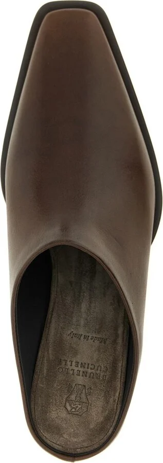 Brunello Cucinelli 'Precious Heels' Sabots - Image 4