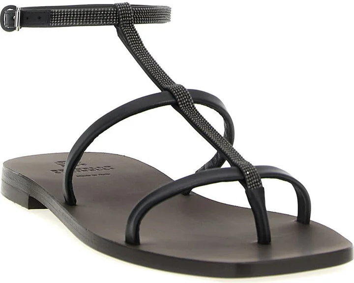 Brunello Cucinelli 'Precious Strap' Sandals - Image 2