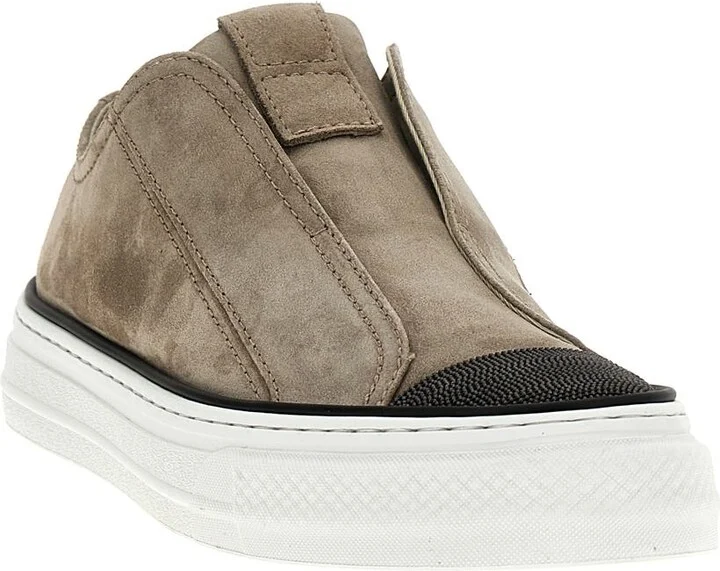 Brunello Cucinelli 'Precious Toe' Sneakers - Image 2