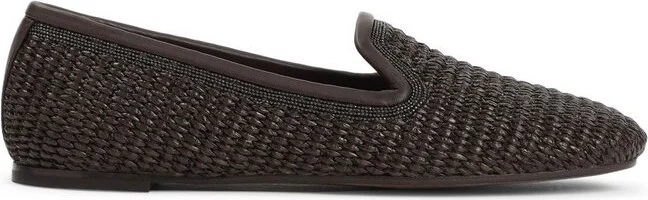 Brunello Cucinelli Precious Trim Slippers