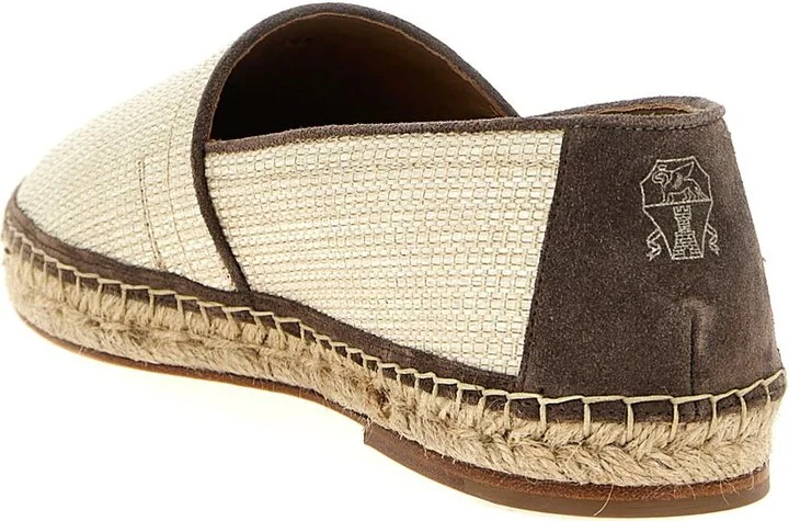 Brunello Cucinelli Raffia Espadrilles - Image 3