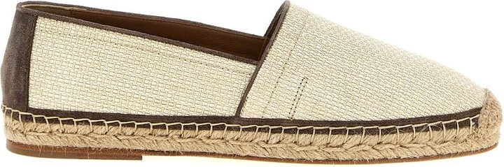 Brunello Cucinelli Raffia Espadrilles
