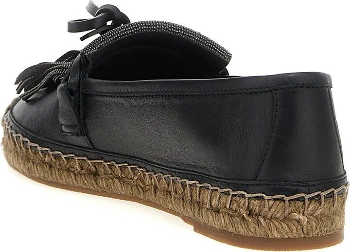 Brunello Cucinelli Ramile Fringed Espadrilles - Image 3