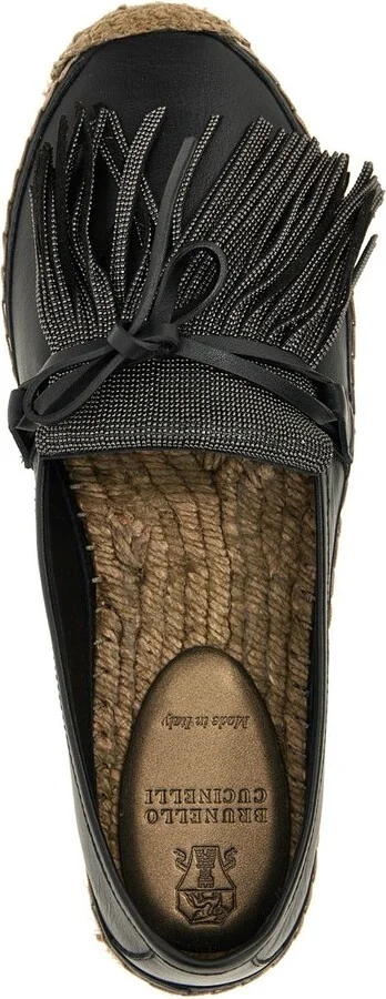 Brunello Cucinelli Ramile Fringed Espadrilles - Image 4