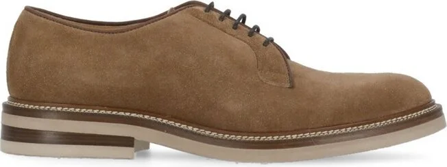 Brunello Cucinelli Round-Toe Derby Shoes