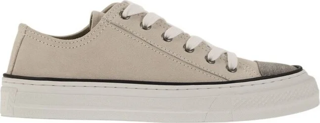 Brunello Cucinelli Round Toe Laced Sneakers