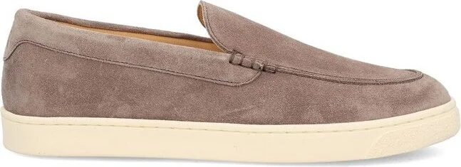 Brunello Cucinelli Round Toe Slip-On Loafers