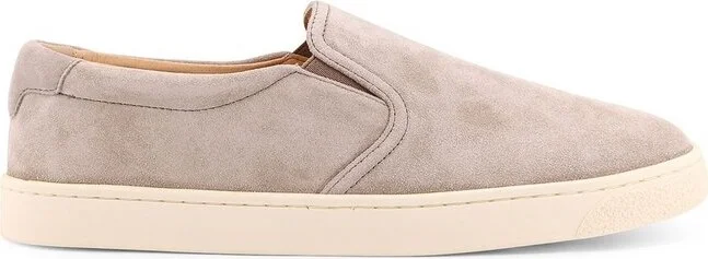 Brunello Cucinelli Round Toe Slip-On Loafers