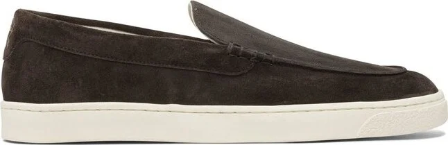 Brunello Cucinelli Round Toe Slip-On Loafers