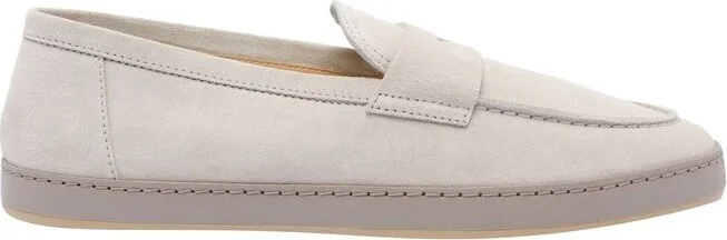 Brunello Cucinelli Round Toe Slip-On Loafers