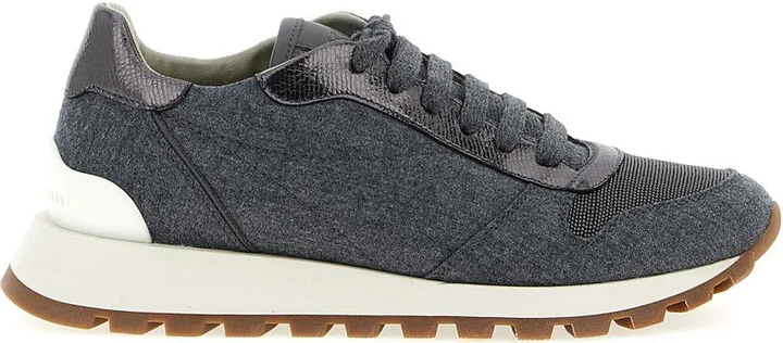 Brunello Cucinelli 'Runners Precious Toe' Sneakers