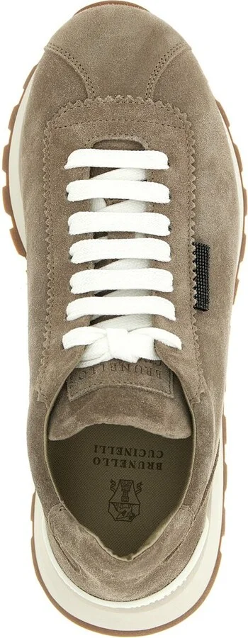 Brunello Cucinelli Shiny Tab Sneakers - Image 4