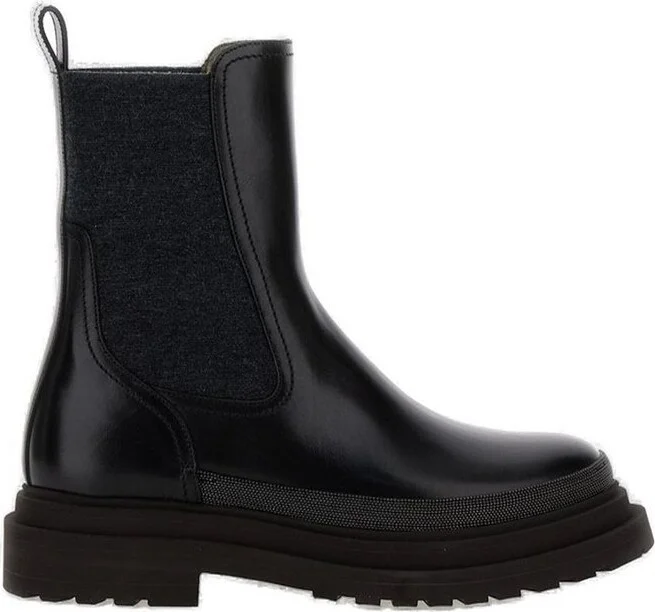 Brunello Cucinelli Slip-On Ankle Boots