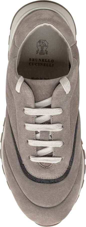 Brunello Cucinelli Sneaker With Logo - Image 4