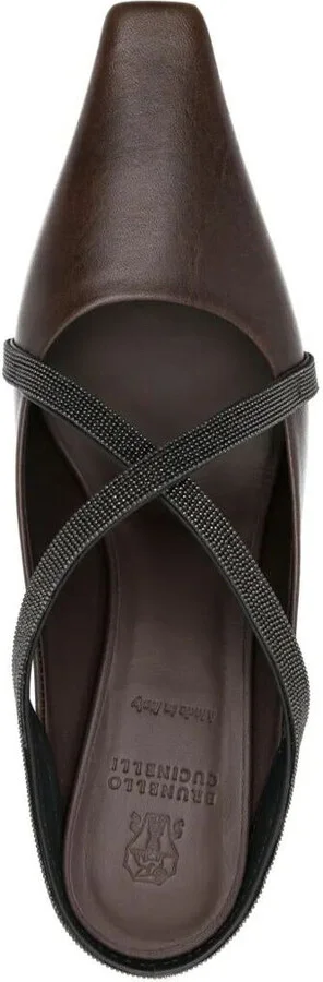 Brunello Cucinelli Square Pointed Sandals Shoes - Image 4