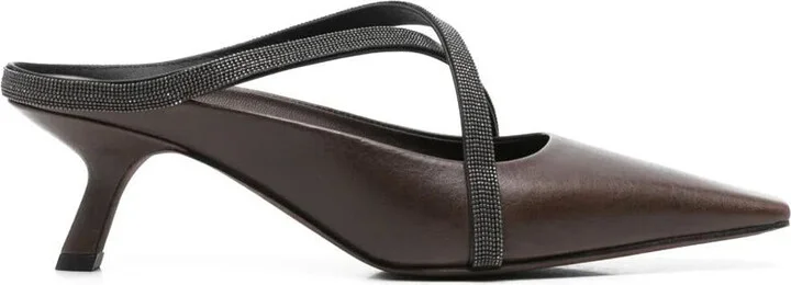 Brunello Cucinelli Square Pointed Sandals Shoes