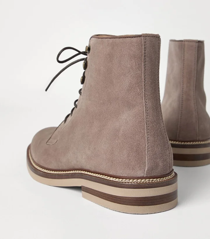 Brunello Cucinelli Suede Ankle Boots - Image 5